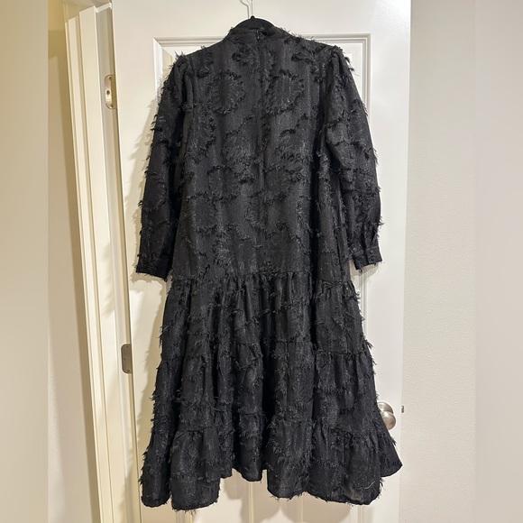 Black feathered Dainty Jewells dress - Picture 5 of 5